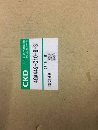 日本CKD电磁阀4GA449/439/429/440-C10-B-3原装真品DC24V当天发货