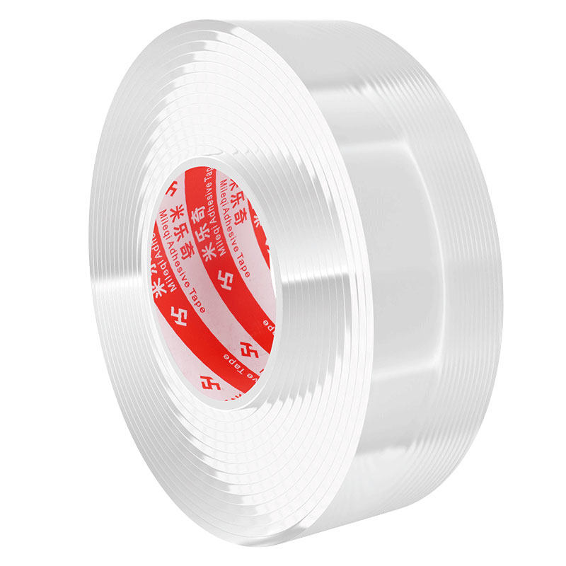 纳米胶带万能双面胶透明无痕粘接固定置物架插板强力吸附不易留残