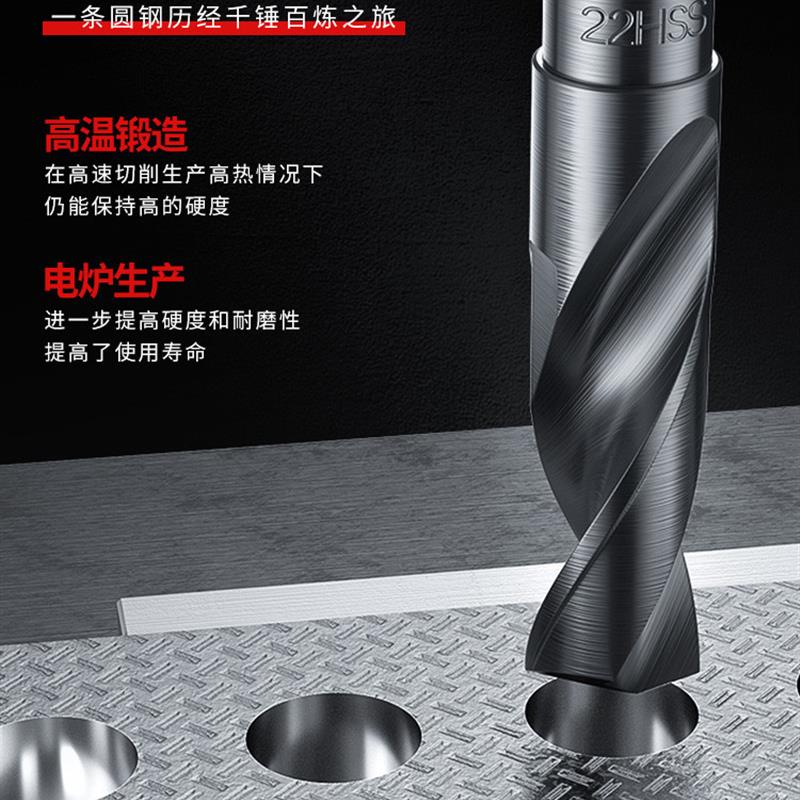 钻头麻花钻头打孔钢铁超硬多功能小柄细柄扩孔器金属铁板不锈钢*