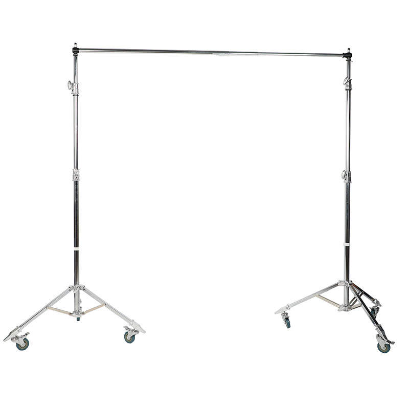 摄影棚背景拍照背景布支架2.8*3米带滑轮影视架背景架伸缩式灯架