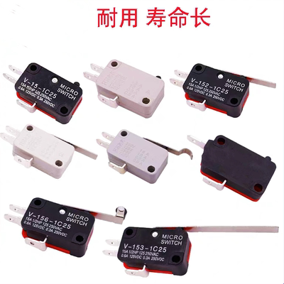 微动开关小型行程滚轮限