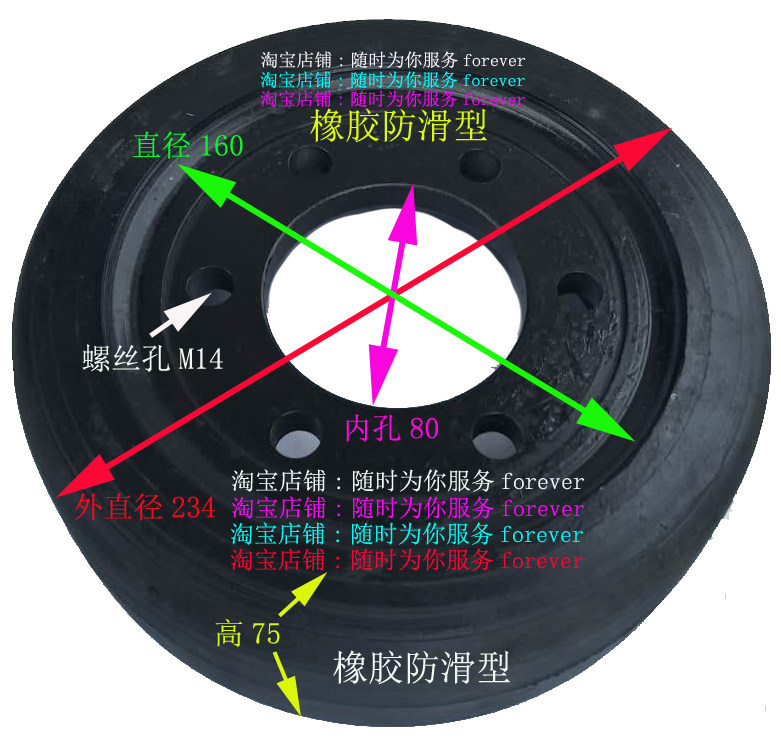 富力特大隆电动车驱轮后