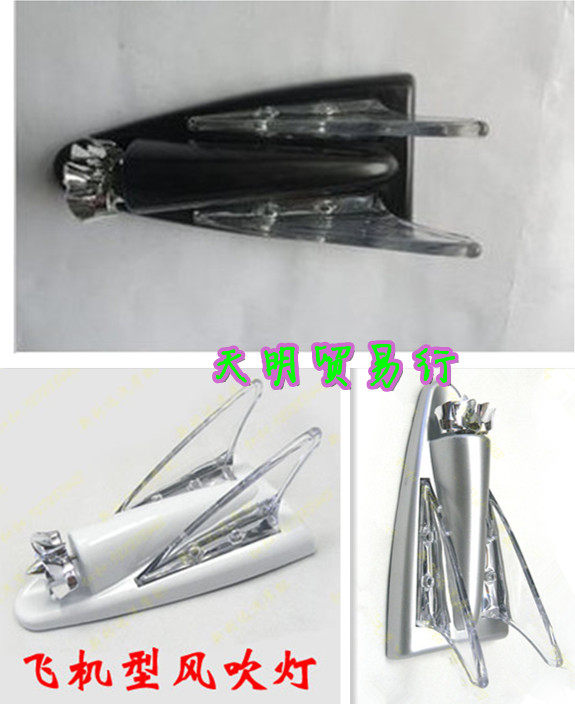 汽车装饰灯 超炫LED车顶灯 飞机型风力灯 时尚彩灯 汽车天线