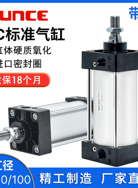 SC标准带磁气缸SC63/80/100X25X50X75X100X150X160X175X200*250-S