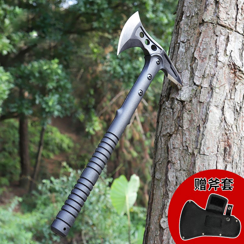 户外生存斧战术斧工兵斧进口装备便携式树根开山刃