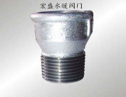 镀锌内外牙螺纹直通接头