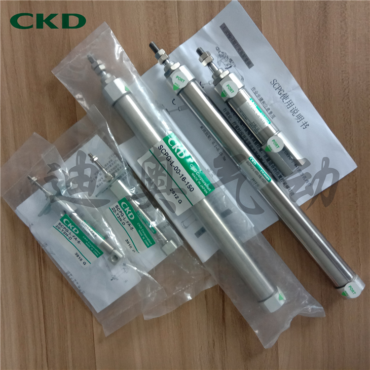 CKD笔形小型气缸SCPS、SCPG2-L-00-6-10/20/25/30/35/40/50