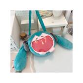 初音未来包包fufu痛包玩偶可爱软乎乎男女miku礼物单双肩收纳包