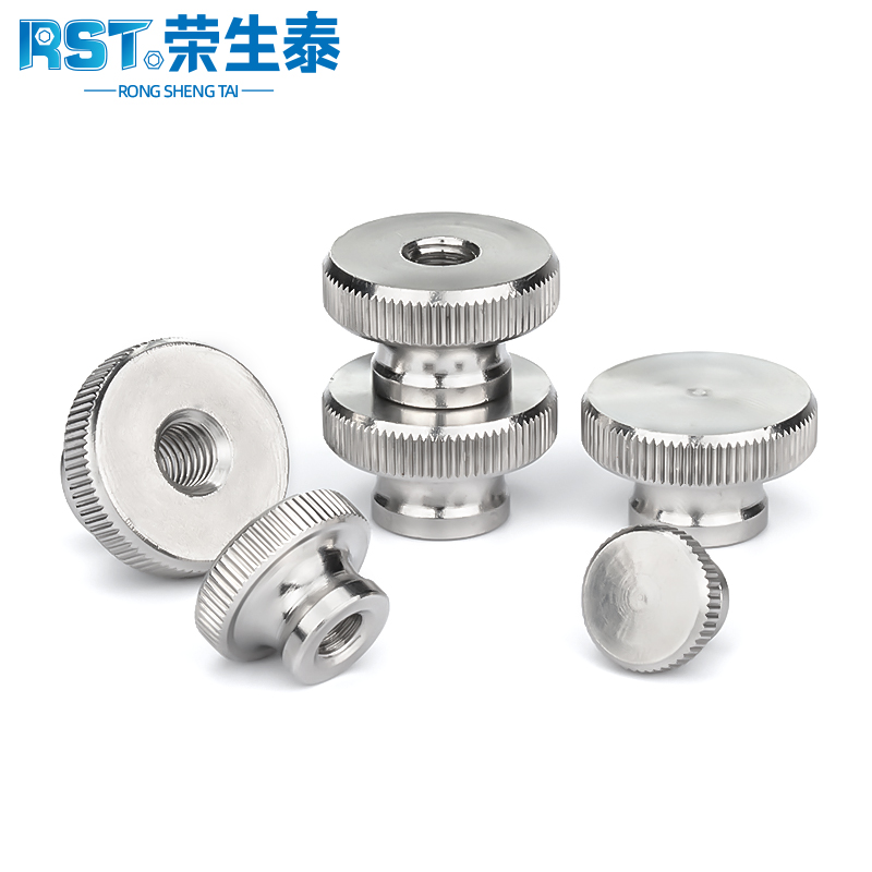 不锈钢手拧螺母高头滚花