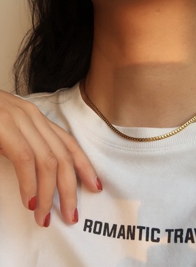 简约不掉色项链ins风女