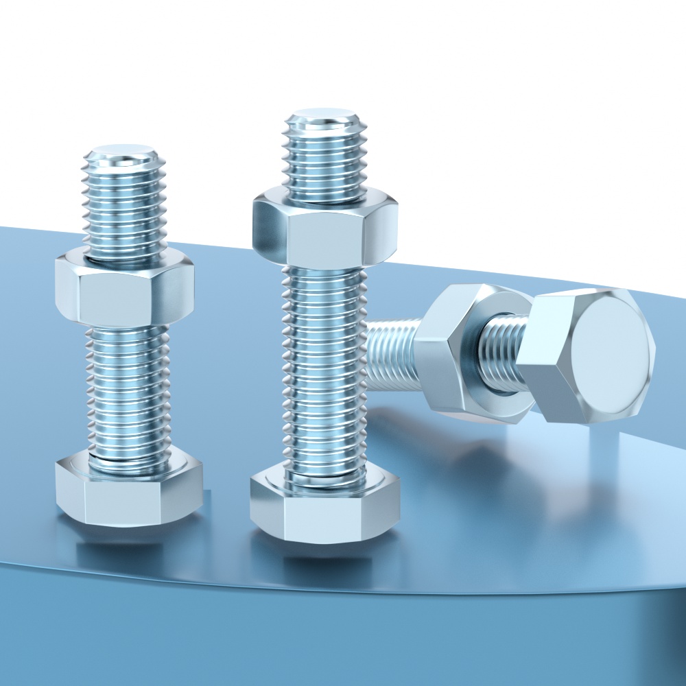 级镀锌外六角螺丝母套装