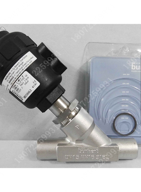 议价burkert 锈钢气动阀 dn15 pn16 丝扣安装 00001135/1135