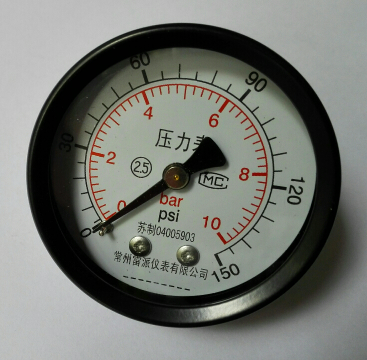 轴向无边固定装置压力表