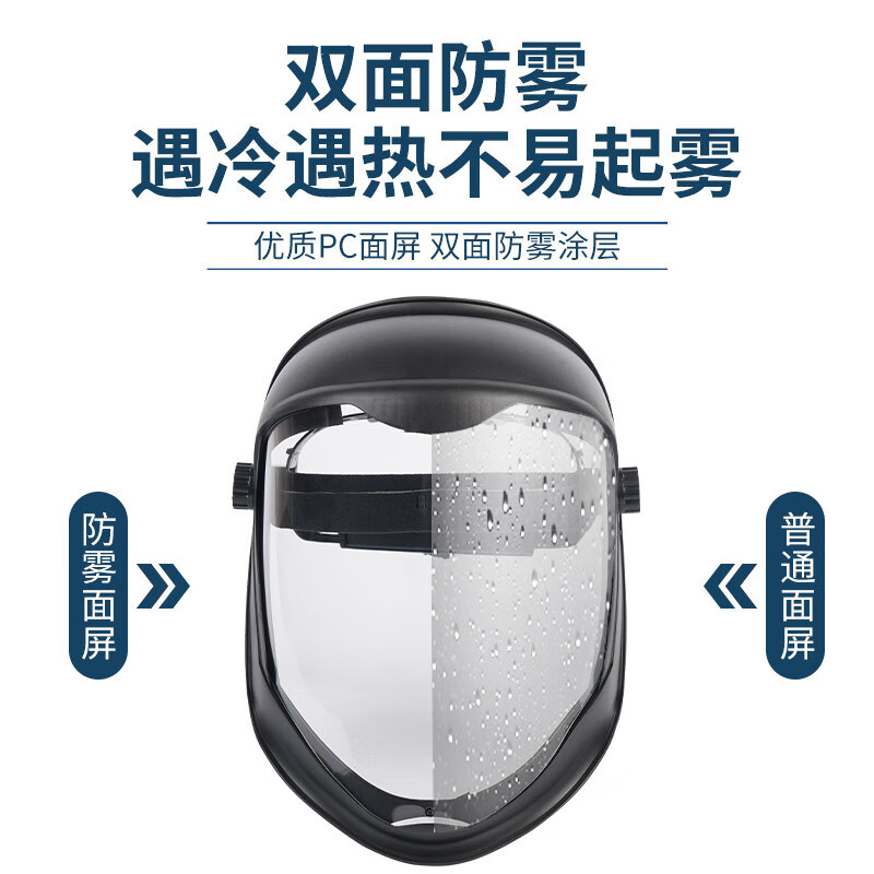 者也防护面罩全脸透明高