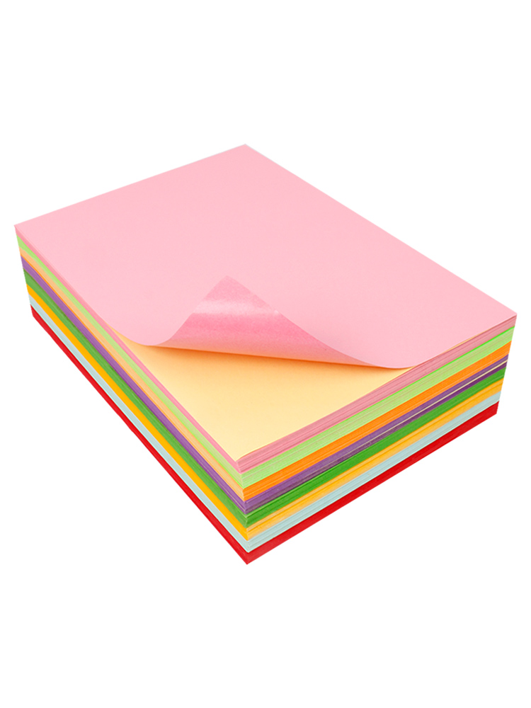 张彩色不干胶打印纸哑面