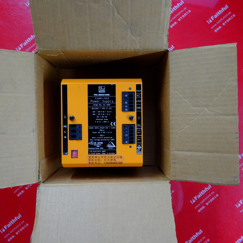议价 AC1209 易福门AS-i电源模块 26VDC 6A 2.8A