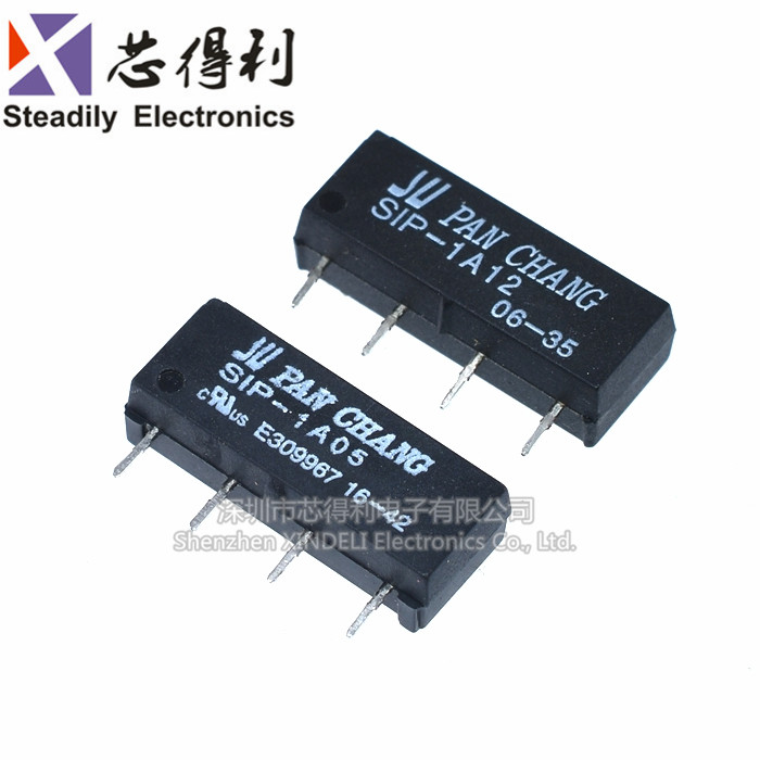 原装干簧管继电器 SIP-1A05 SIP-1A12 1A24微型 5VDC 12VDC 4脚1A