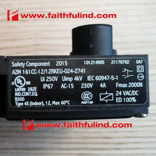 议价Schmersal 1012114905 施迈赛开关 AZM 161CC-12/12RKEU-024-