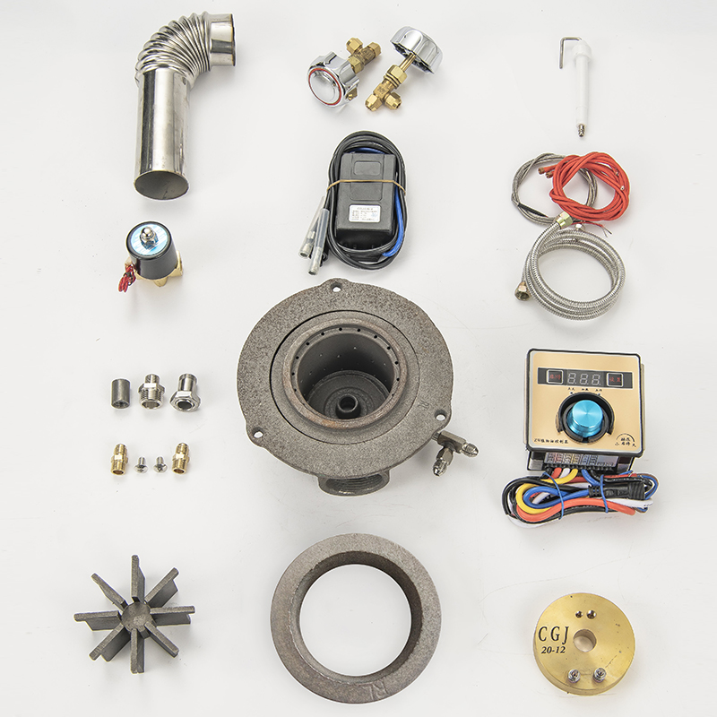 自流铜盘加热炉头电磁阀