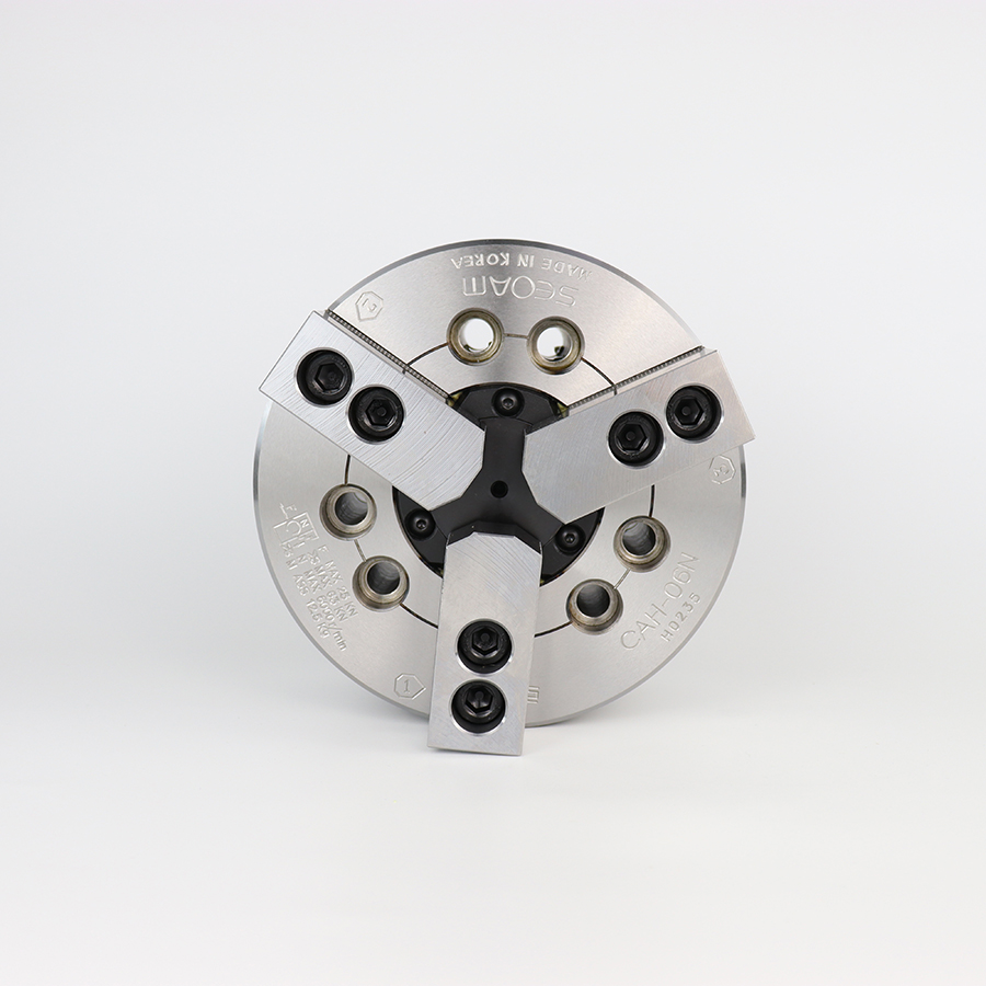 SEOAM原装韩国瑞岩中空三爪液压卡盘CAH-06 CAH-08 CAH-10 CAH-12