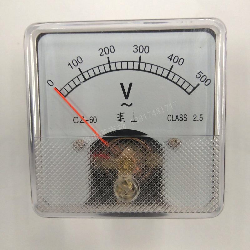 CZ(DH AT)-60 AC300V 500V 交流 指针 式电流电压表 指针伏电压表