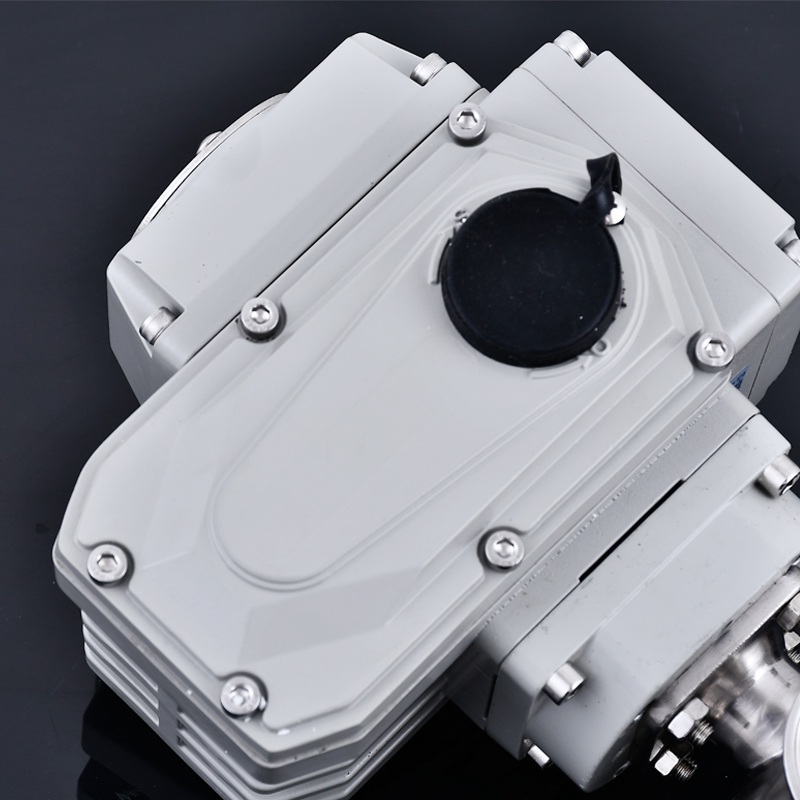 304电动蝶阀D971X-16P对夹式蝶阀全不锈钢四氟软密封控调节阀DN50