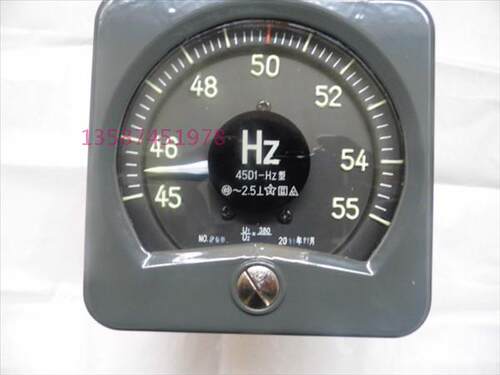 45D1广角度船用表240度45D1-HZ频率表+FY附件 船型防震频率计