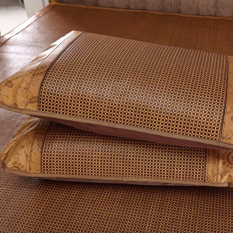 夏凉季席枕套成人藤头芯