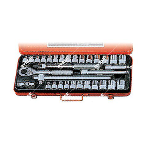 Genius天赋工具 GS-332MS公英制混合套筒扳手组32件套 3/8＂组套