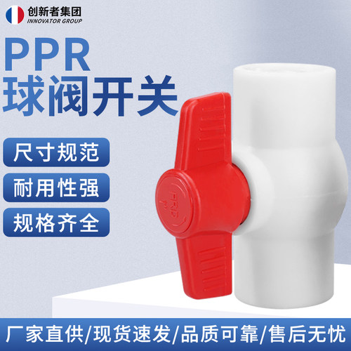 塑料水管阀门 PPR内丝全塑球阀 PPR内牙阀门水阀开关 4分6分接头
