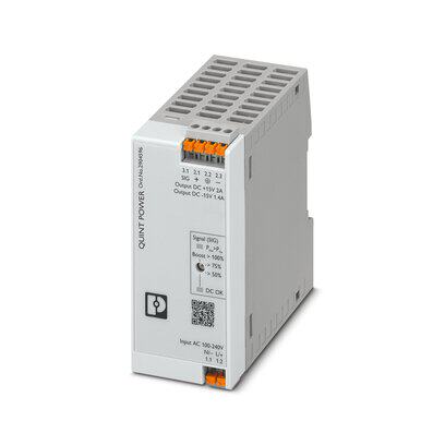 议价QUINT4-PS/1AC/2X15DC/2/PT电源 2904596DIN导轨安装菲尼克斯