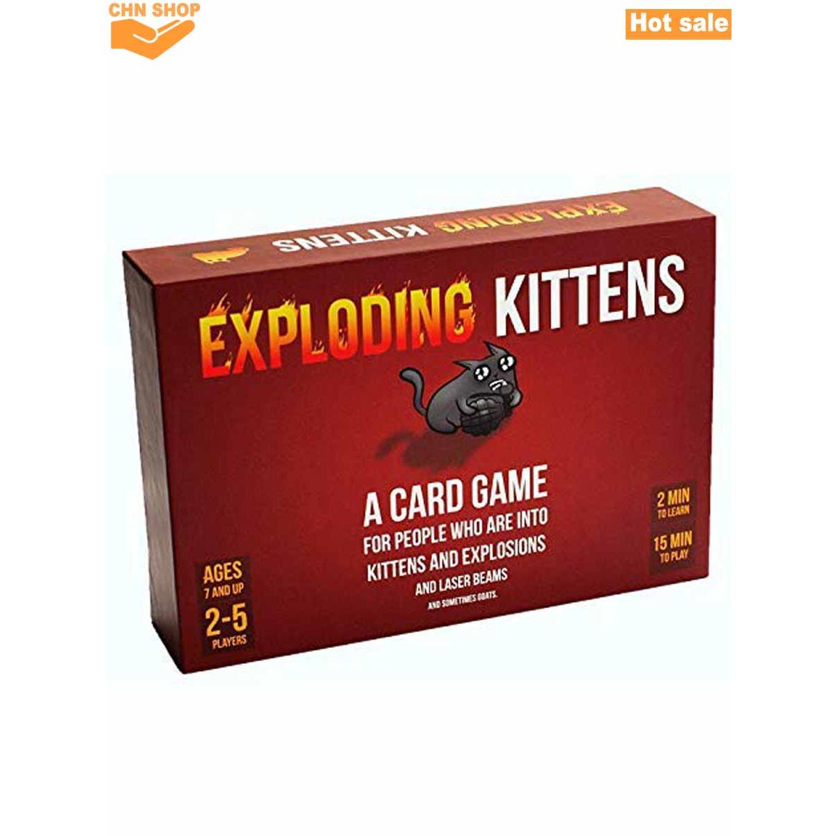 Exploding Kittens Card Game Family Party Board Games Adult
