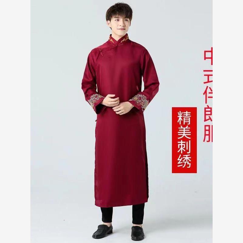 伴郎服中式兄弟团服装风