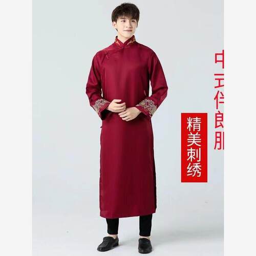 伴郎服中式兄弟团服装风