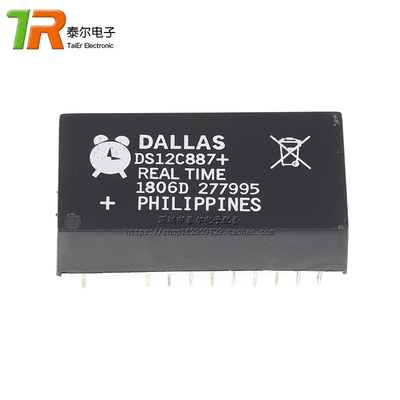 直插 DS12C887 时钟电路/时钟/计时 - 实时时钟 DIP-24
