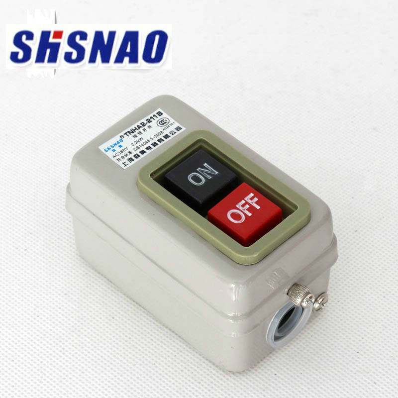 森奥 押扣开关TNHA2-211B BS-211B 按钮开关 1.5KW AC380V 铜件