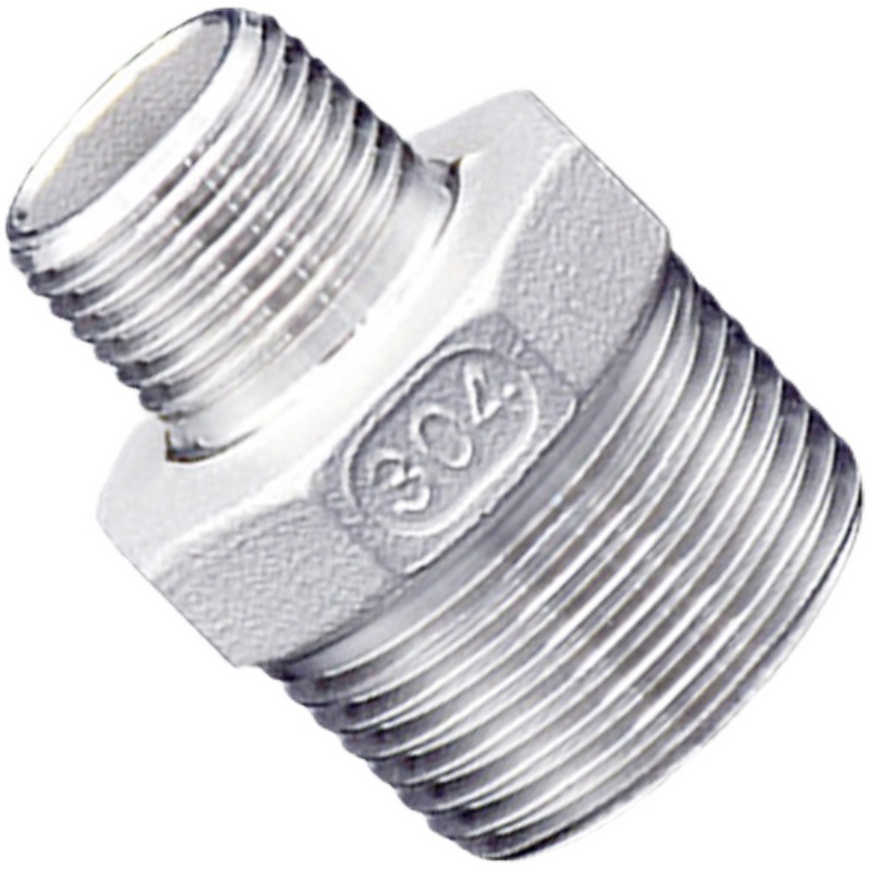 腾信不锈钢对丝变径接头