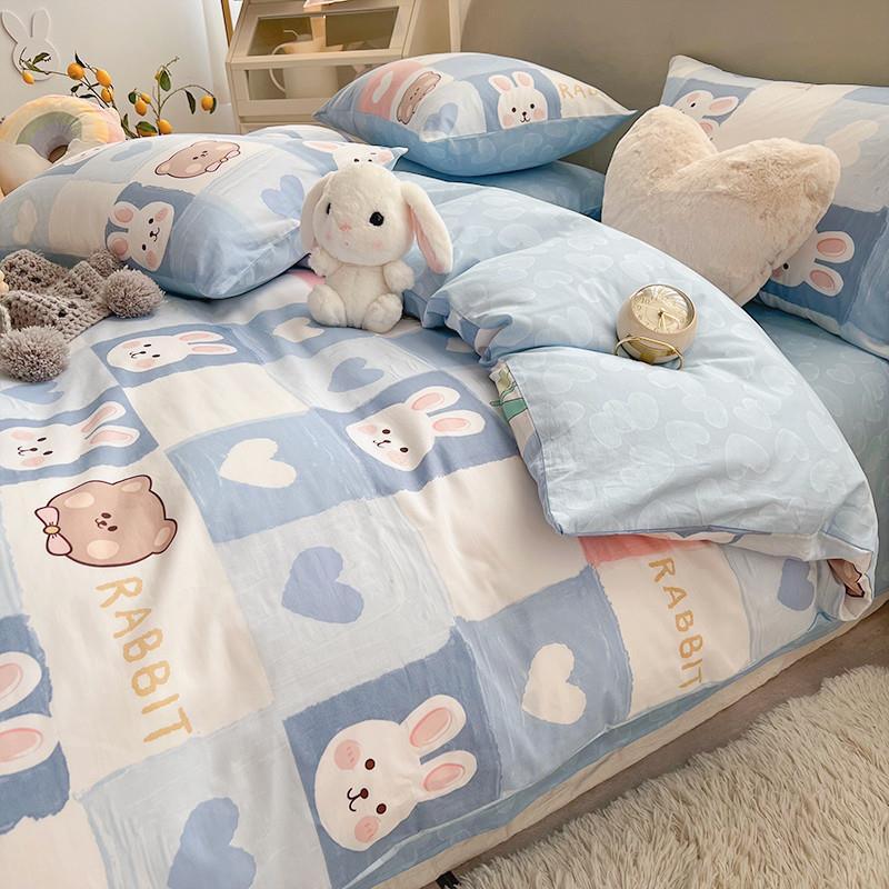 儿童棉被套单件三四季纯