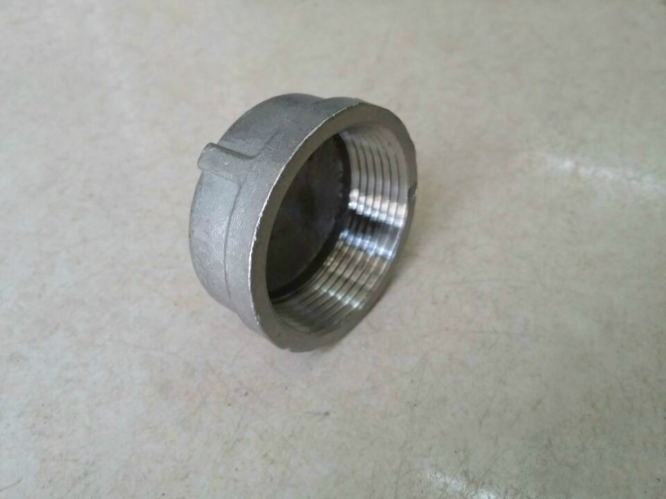 不锈钢管帽精铸内丝堵扣