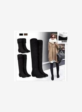 Ladies Shoes women winter Knee high Long Boots 43秋冬女长靴
