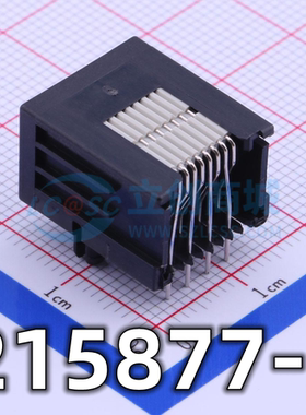 全新原装 215877-1 RJ45 不带LED 以太网连接器(RJ45 RJ11) 现货