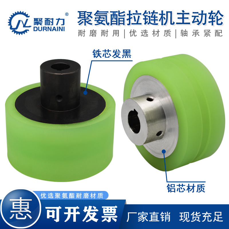 聚氨酯包胶轮拉链机流水