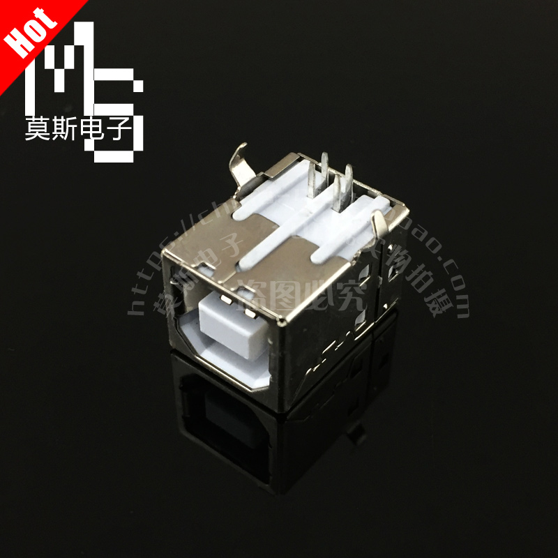 方口插座母打印机接度弯