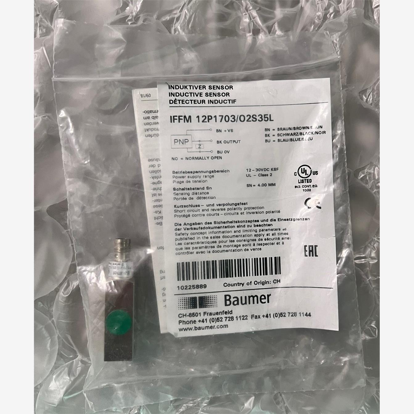 堡盟IFFM 12P1703/O2S35L 全新原装正品包装议价