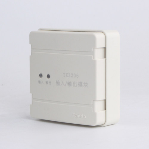 泰和安TX3206输入输出动作反馈切电卷帘联动模块编码型二总线