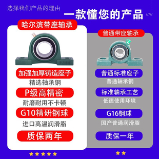 P208 P206 P207 P210 P209 轴承固定座UCP204 外球面带座立式 P205