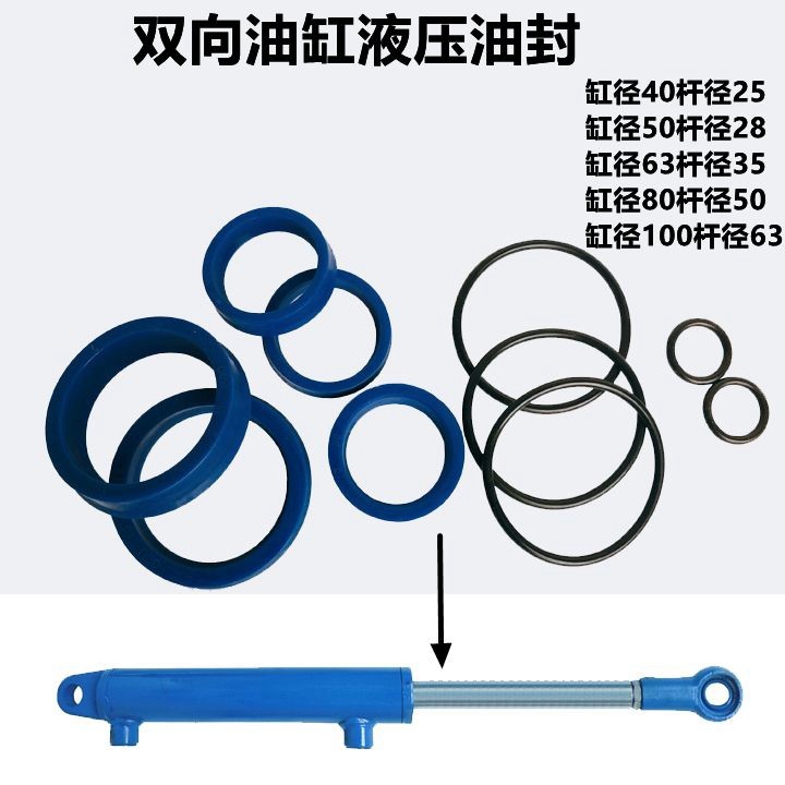 双向液压油缸密封件径修