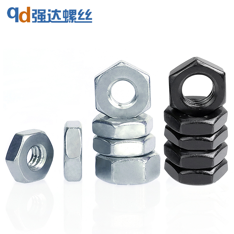 发黑薄螺母镀锌帽六角丝