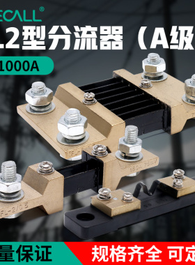 伊莱科固定式定值分流器 FL-2 10A-1000A 75mV A级 电流表分流器