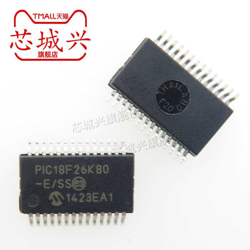 PIC18F26K80-E/SS PIC18F26K80 SSOP28 芯片 单片机 全新原装现货
